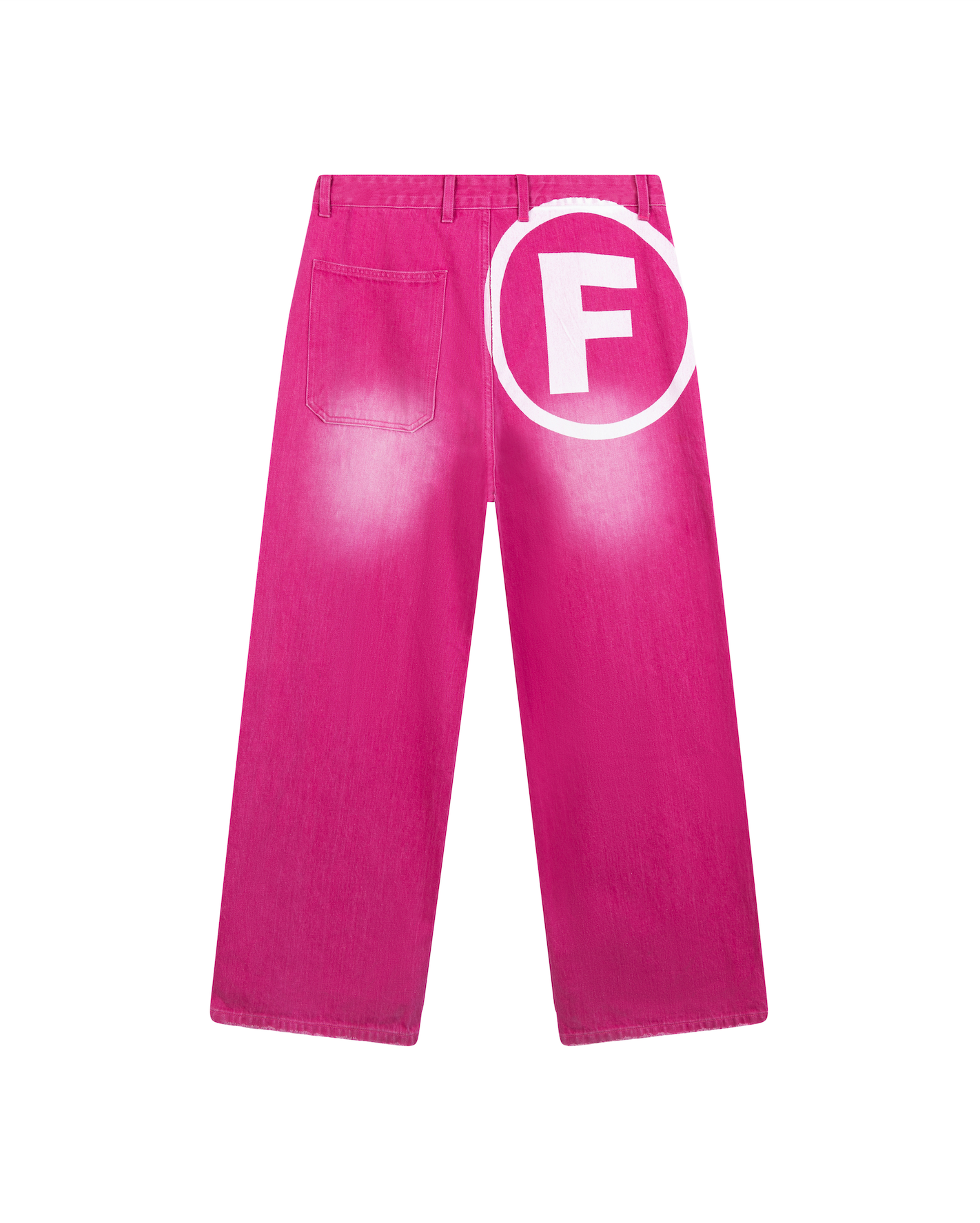 pink f jeans