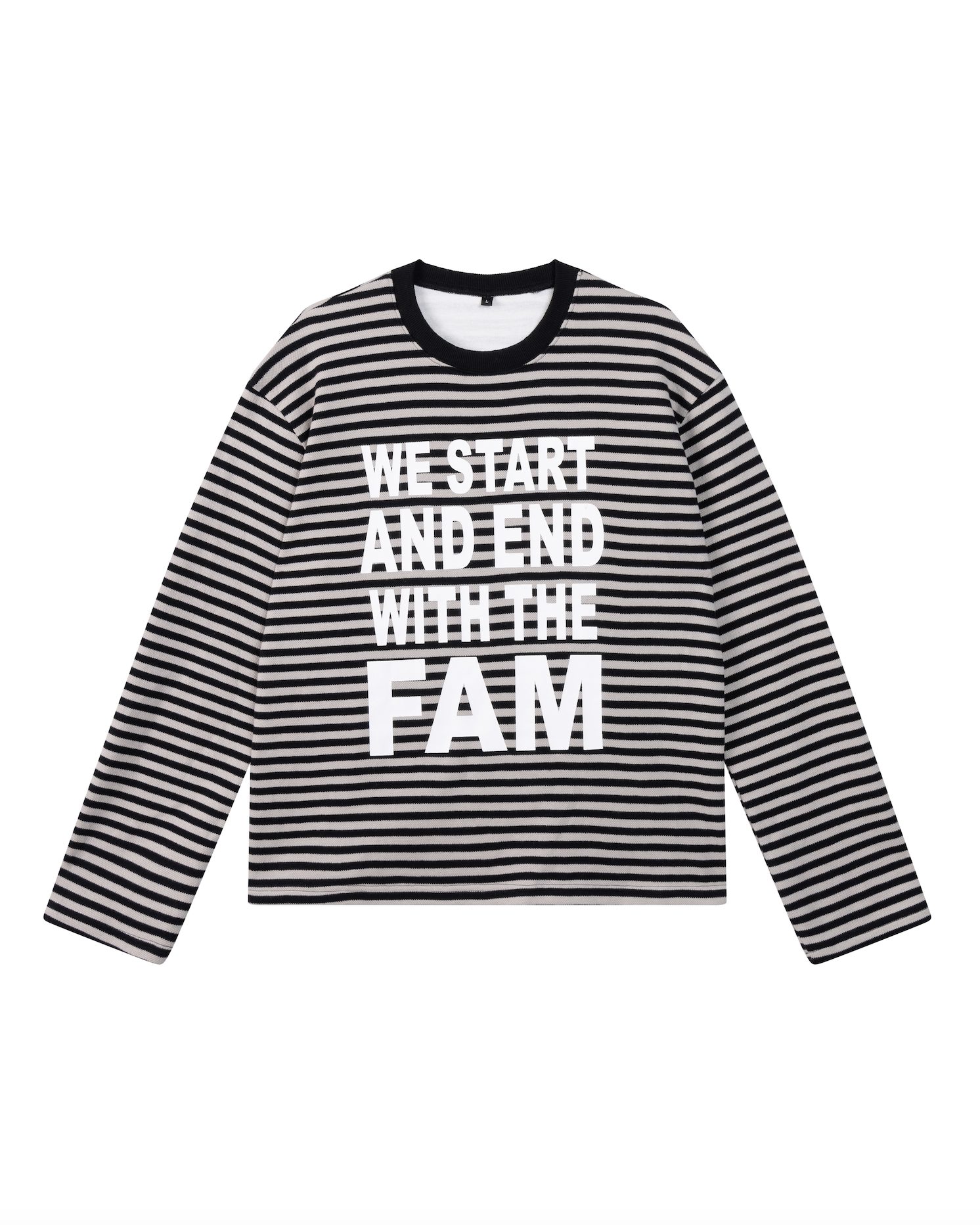 striped wsaewtf longsleeve black/grey