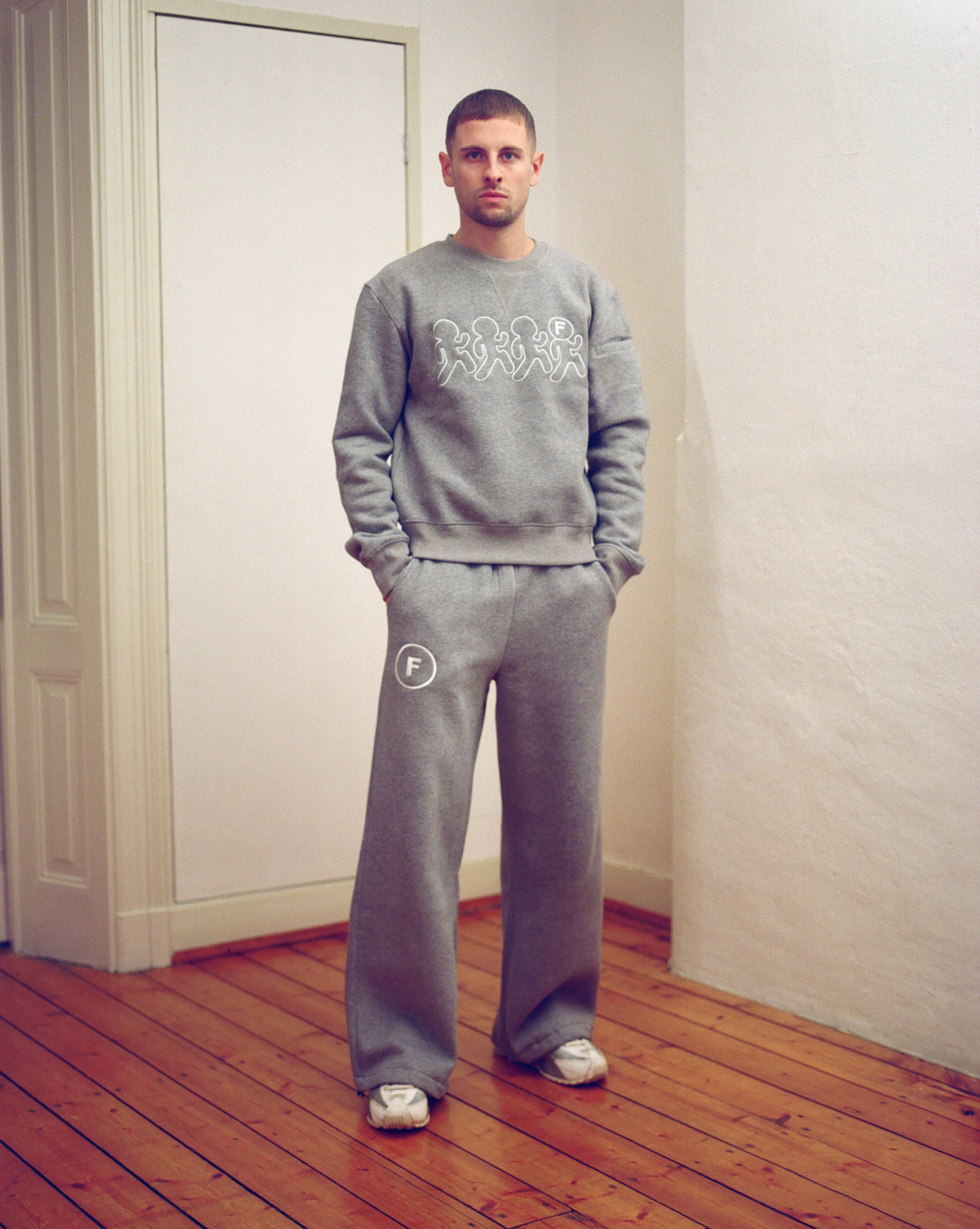 running rico jogging pants grey