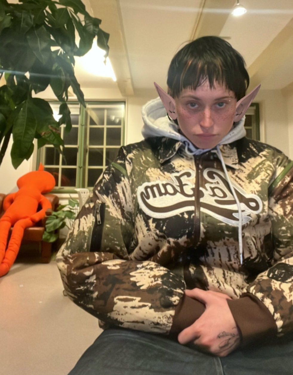 crayon camo jacket