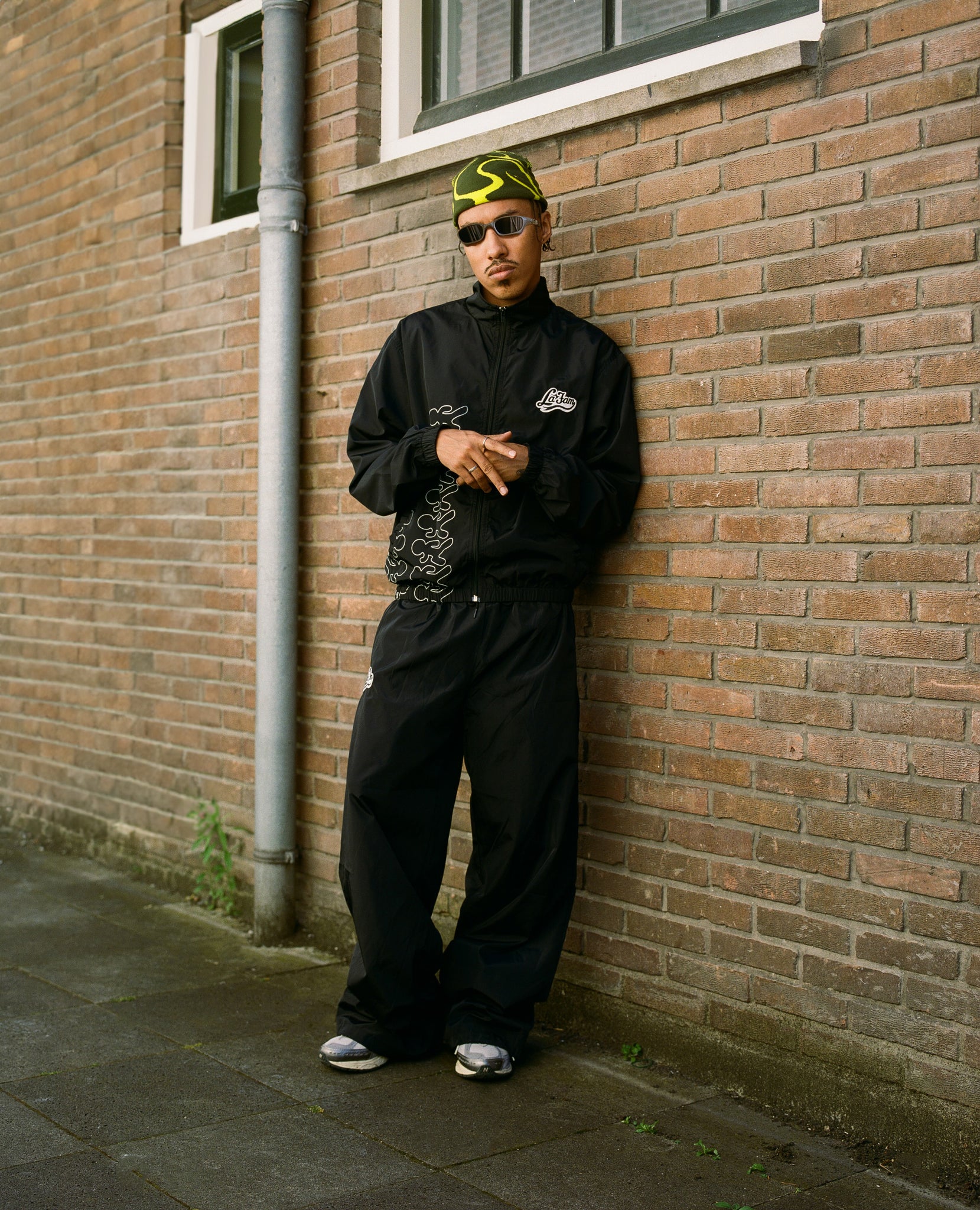 running rico trackie pants black