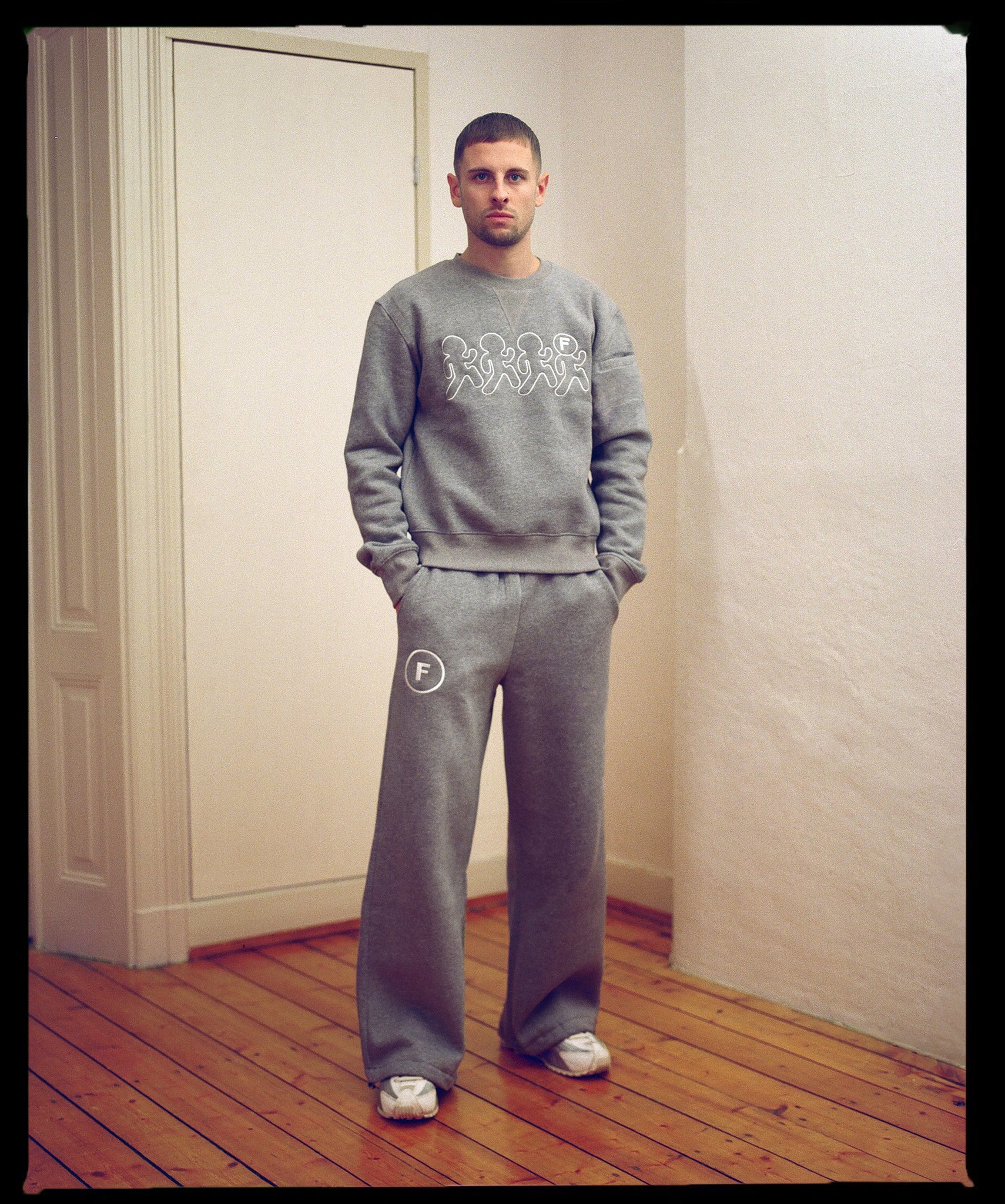 running rico jogging pants grey