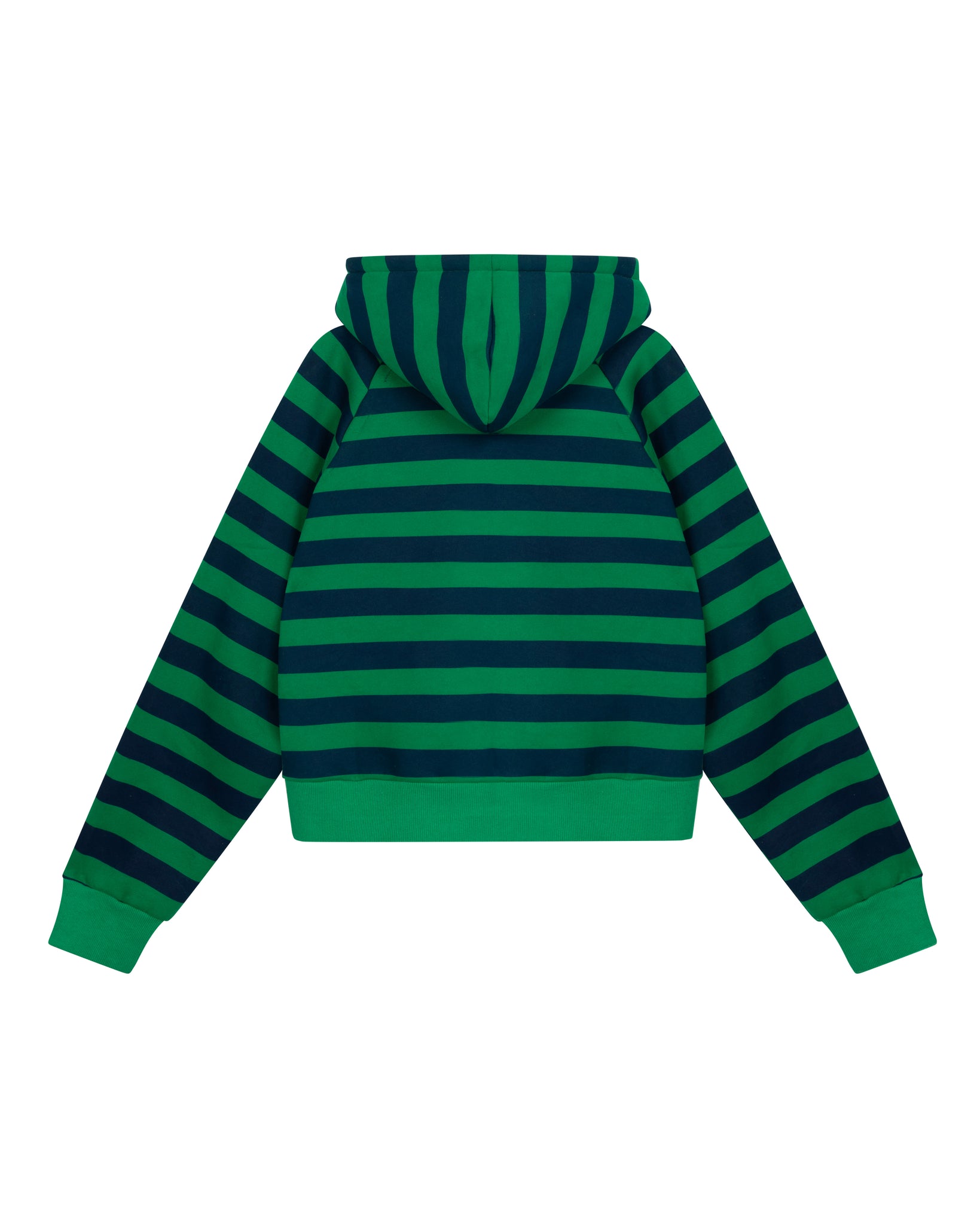 Striped zipper blue/green